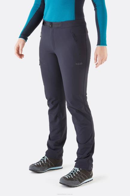 Rab Kvinnor Lutande Som Softshellbyxor N2f2406 Ebenholts