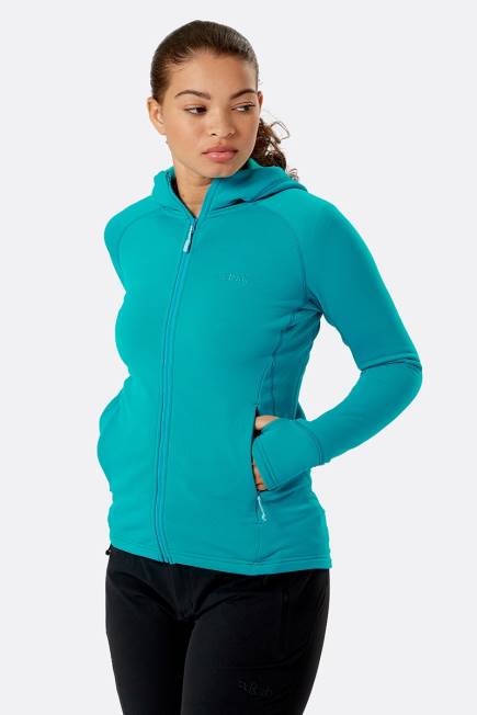 Rab Kvinnor Power Stretch Pro Jacka N2f2304 Akvamarin