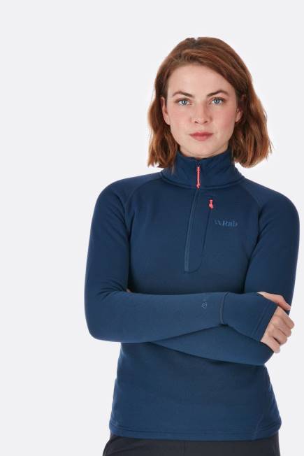Rab Kvinnor Power Stretch Pro Pull-on N2f2326 Djupt Bläck