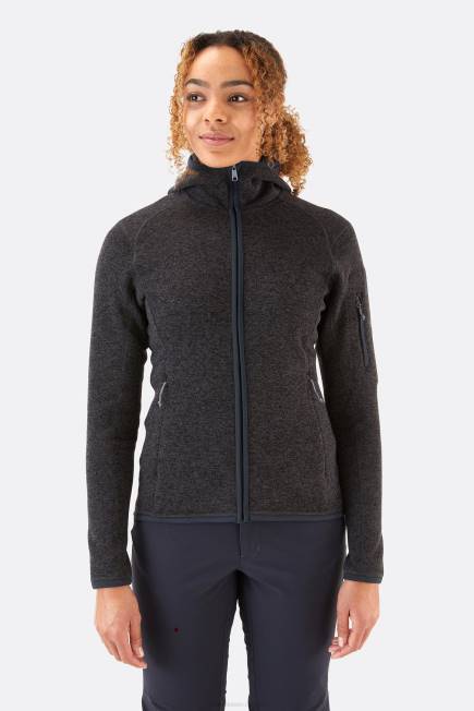 Rab Kvinnor Quest Fleece Hoody N2f2330 Antracit
