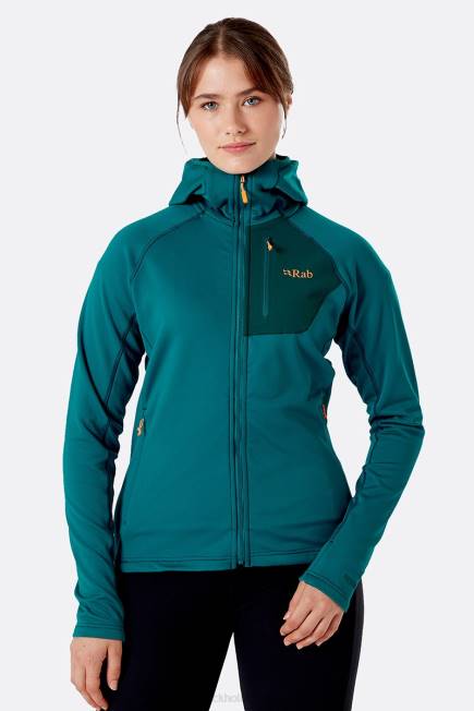 Rab Kvinnor Superflux Huvtröja N2f2310 Atlantis