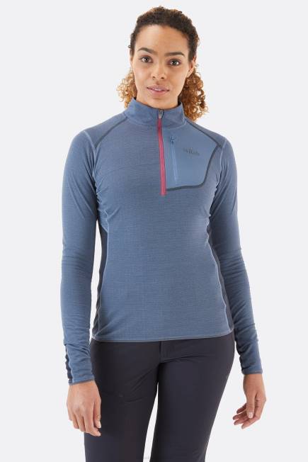 Rab Kvinnor Syncrino Lätt Fleece Pull-on N2f2345 Bering Hav
