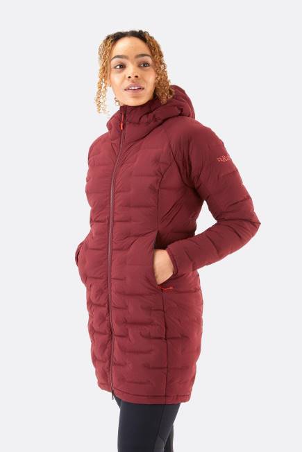 Rab Kvinnor Aln Stretch Down Parkas N2f232 Djup Ljung