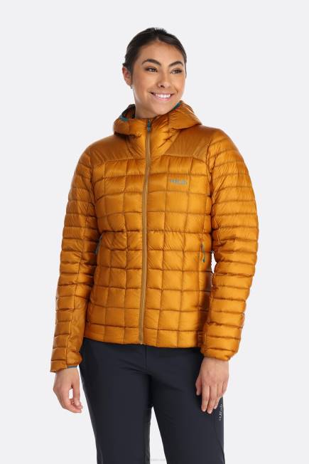 Rab Kvinnor Mytisk Alpin Lätt Dunjacka N2f2147 Mörk Butternut
