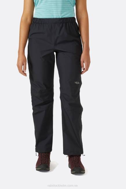 Rab Kvinnor Skyfall Eco Vattentäta Byxor Med Full Zip N2f2419 Svart