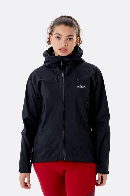Rab Kvinnor Downpour Plus 2.0 Vattentät Jacka N2f2164 Svart
