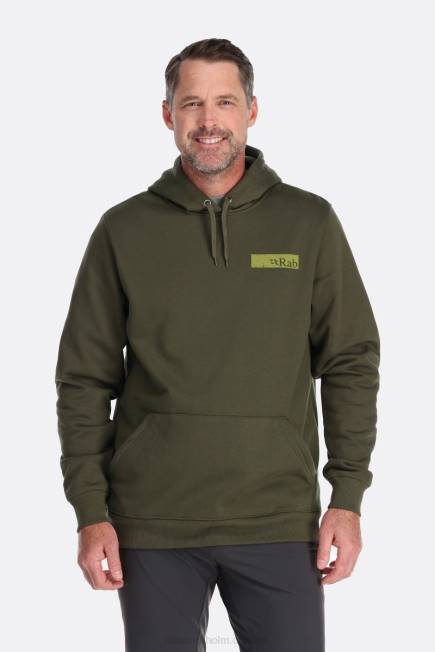 Rab Män Voyage Hoody N2f2964 Armén
