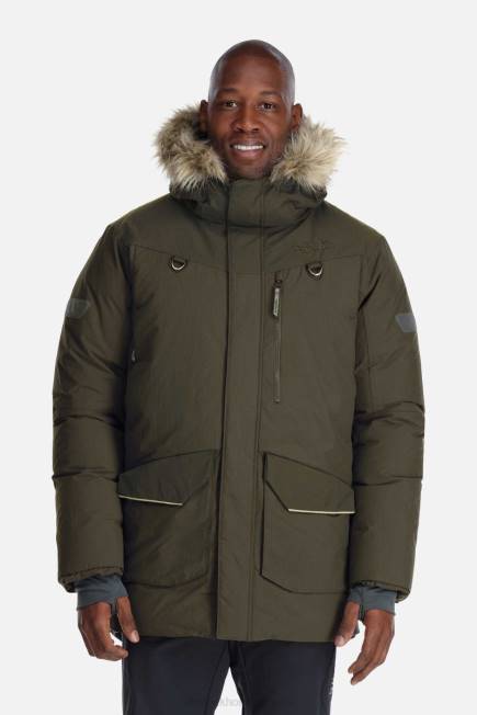 Rab Män Arctus Down Parkas N2f2791 Armén