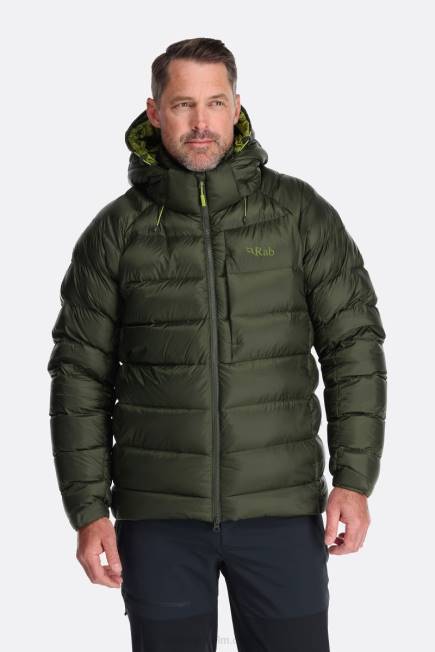 Rab Män Axion Pro Dunjacka N2f2762 Armén