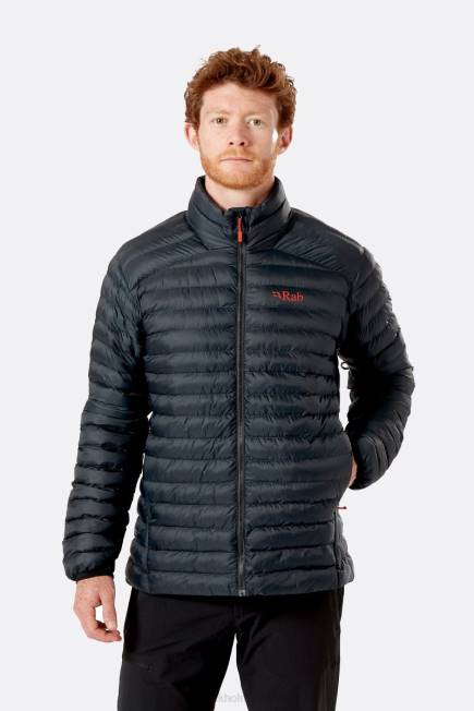 Rab Män Cirrus Isolerad Jacka N2f2802 Beluga