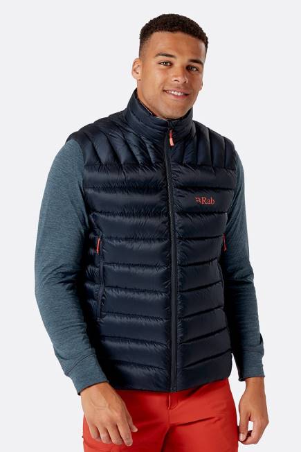 Rab Män Electron Pro Dunväst N2f2831 Beluga