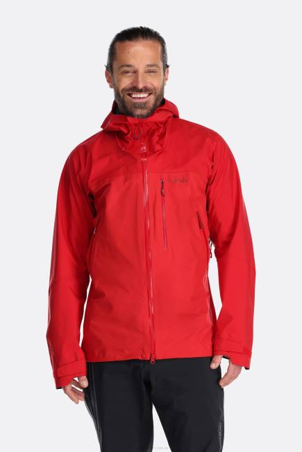 Rab Män Latok Mountain Gore-tex® Pro-jacka N2f2906 Uppstigning Röd