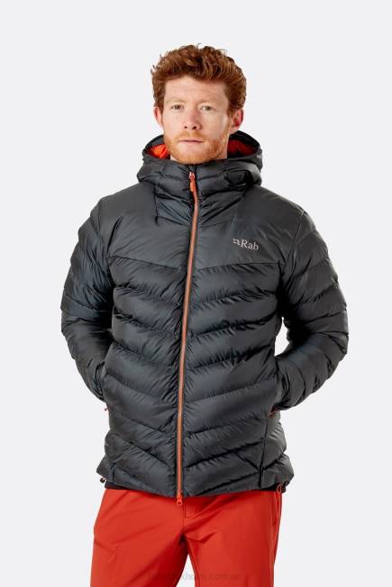 Rab Män Nebula Pro Isolerad Jacka N2f2757 Beluga