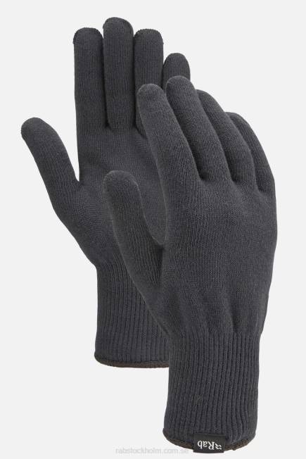 Rab Unisex- Rab Stretchstickad N2f2664 Svart