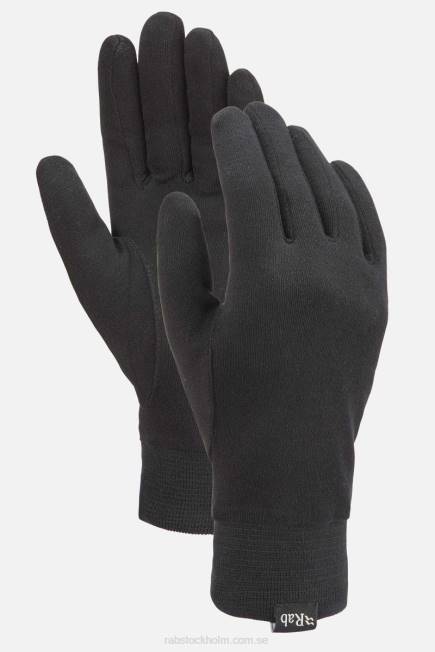 Rab Unisex- Silkesvarm Handske N2f2651 Svart