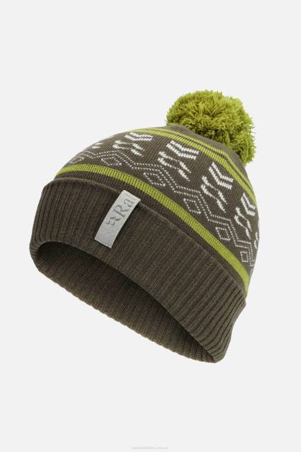 Rab Unisex- Khroma Bobble Mössa N2f2531 Armé/aspgrön