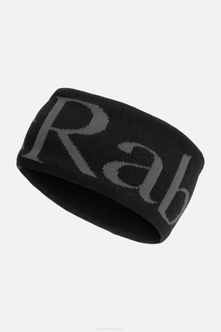 Rab Unisex- Rabstickad Logotyp Pannband N2f2523 Antracit