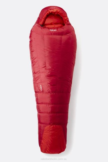 Rab Unisex- Expedition 1200 Dunsovsäck (-35c) N2f2982 Toppmöte Röd